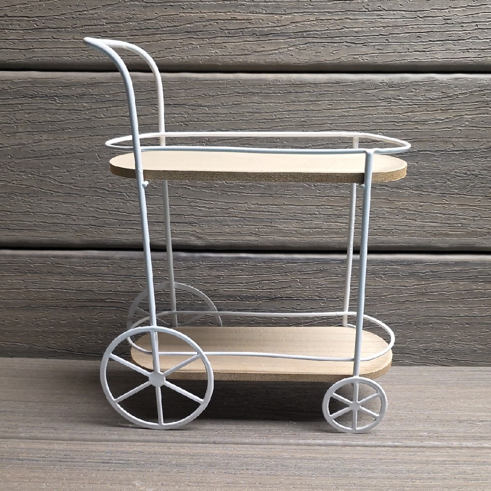 NWOT Bar Cart- Perfect Size For American Girl Dolls